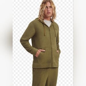 UGG Edmond Mens Hoodie Olive Size Medium